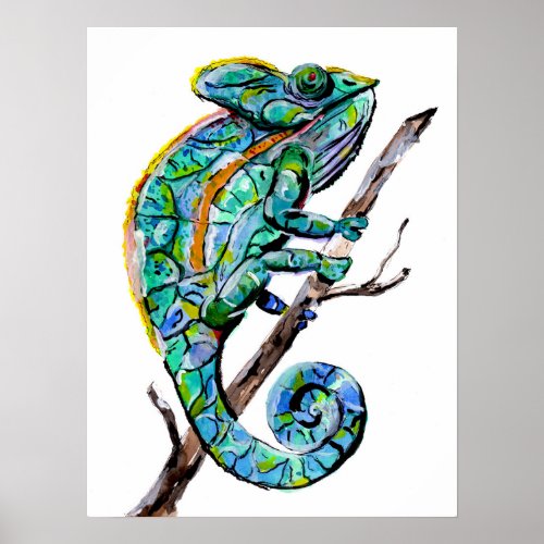 Magic Chameleon Poster