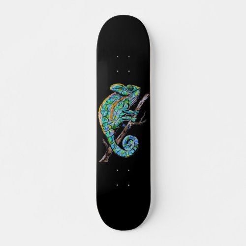 Magic Chameleon Skateboard
