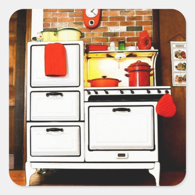 Magic Chef Vintage Gas Stove Sticker (Front)