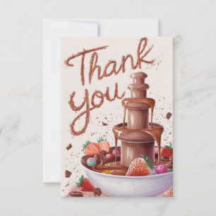 Magic Chocolate Thank You Card