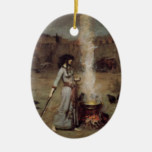 Magic Circle Ceramic Ornament (Front)