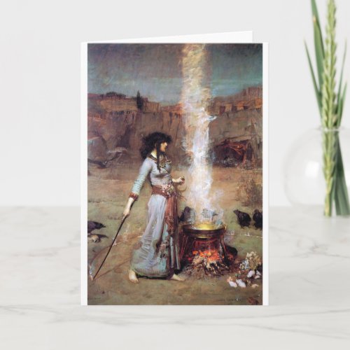 Magic Circle John William Waterhouse Card