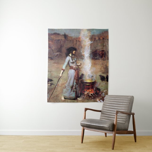 Magic Circle, John William Waterhouse Tapestry (In Situ)