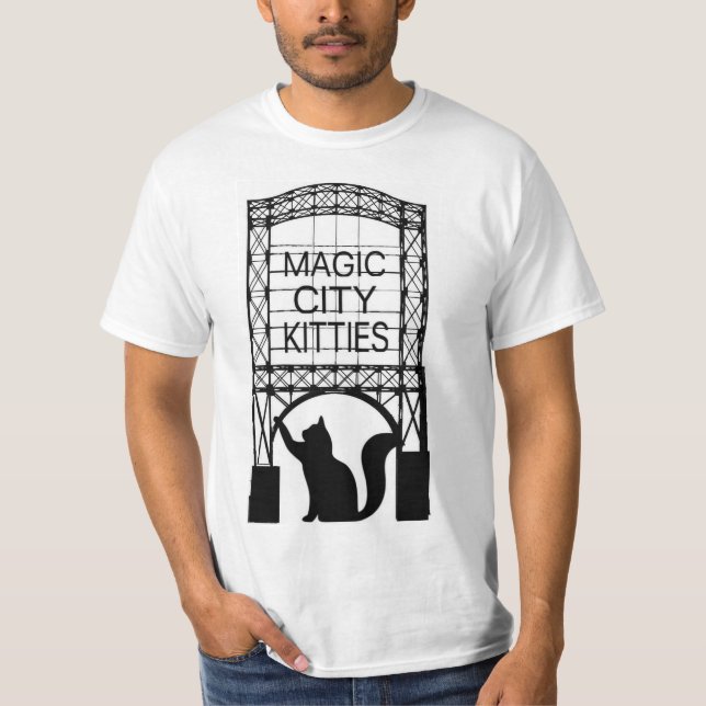 Magic City Kitties Men's Value T-shirt (Front)