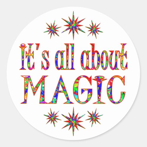 Magic Classic Round Sticker