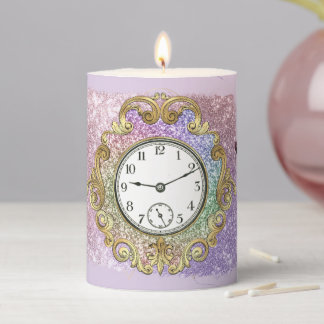 Magic Clock Pillar Candle