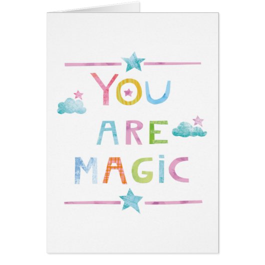 Magic Clouds You are Magic Cards (Front)