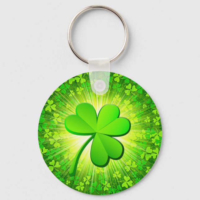 Magic clover keychain (Front)