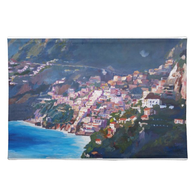 Magic Coastline and Scenery in Amalfi, Italia Placemat (Front)