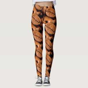 Magic coffee beans Photograph for coffee lovers Leggings