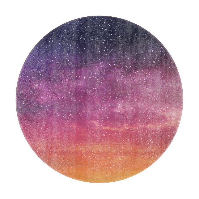 Magic Color: Enchanting Sky Background. Cutting Board (Front)