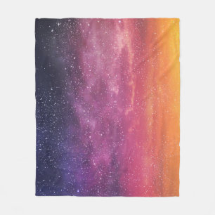 Magic Color: Enchanting Sky Background. Fleece Blanket