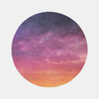 Magic Color: Enchanting Sky Background. Rug