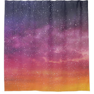 Magic Color: Enchanting Sky Background. Shower Curtain