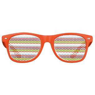 Magic colorful stripes retro sunglasses