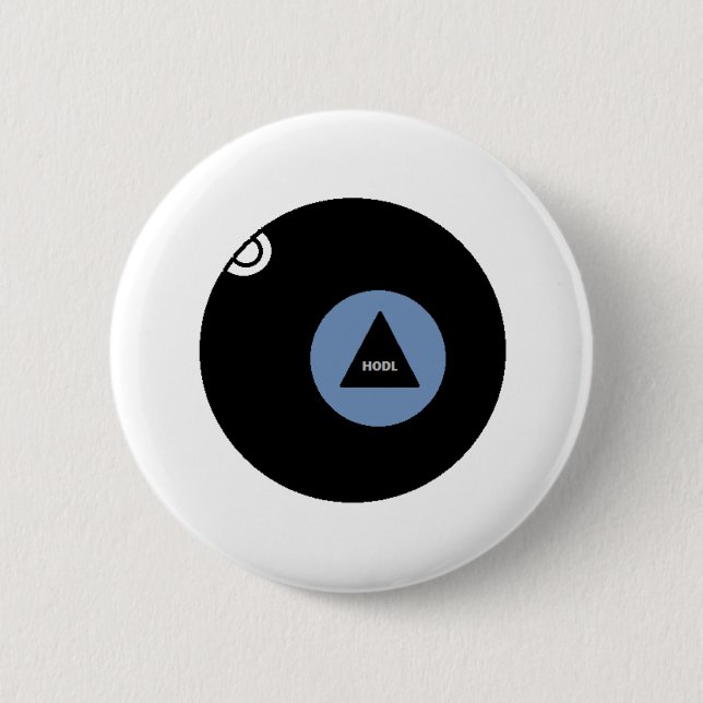 Magic Crypto Ball Button (Front)