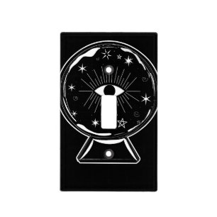 Magic Crystal Ball Scry Seeing Eye Tells All Light Switch Cover