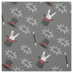 Magic Cute Magician Rabbit in Hat Fabric
