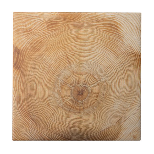 Magic design, natural cut of wood ceramic tile (Front)