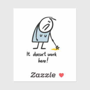 Magic doesn`t work sticker