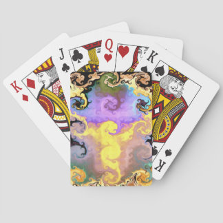 Magic Dragon Abstract Color Playing Cards