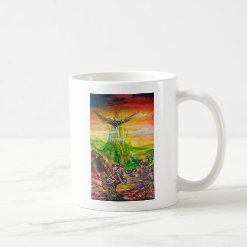 MAGIC DUEL BETWEEN BRADAMANT AND NEGROMANCER COFFEE MUG