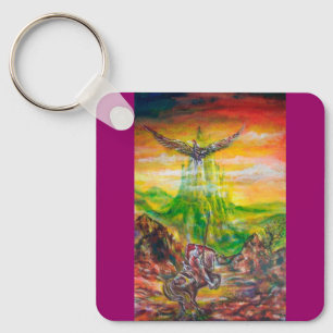 MAGIC DUEL BETWEEN BRADAMANT AND NEGROMANCER KEYCHAIN