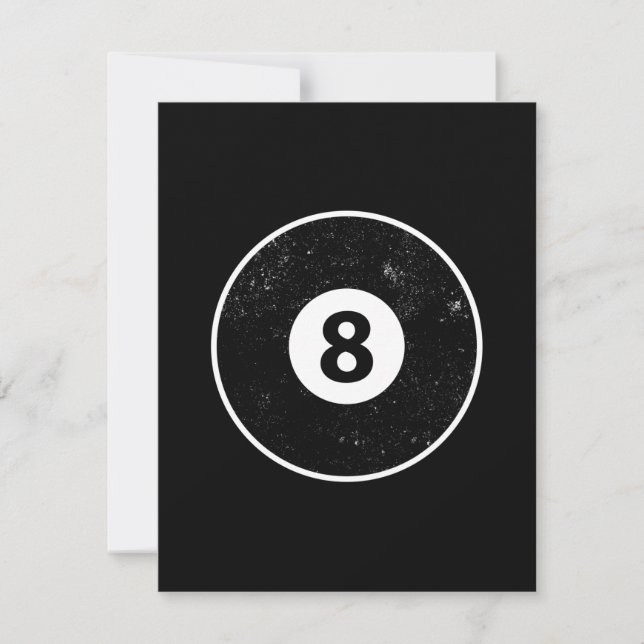 Magic Eight Ball Billiard Pool (Front)