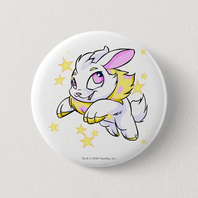 Magic Electric Cybunny Pinback Button (Front)