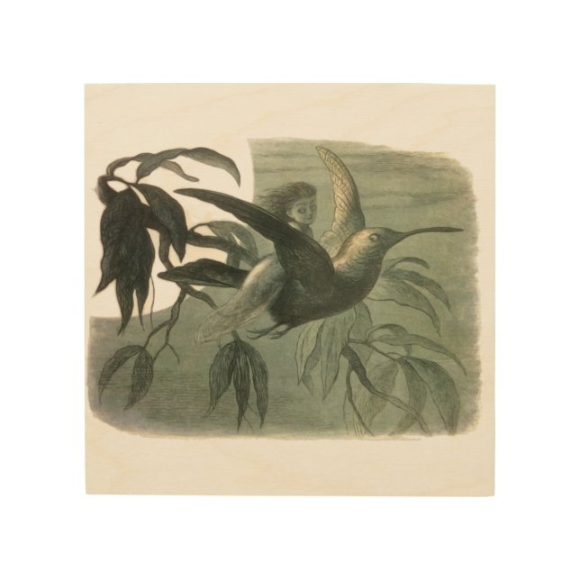 Magic Elf Flying Night Moon Art (Front)