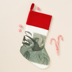 Magic Elf Flying Night Moon Art Christmas Stocking