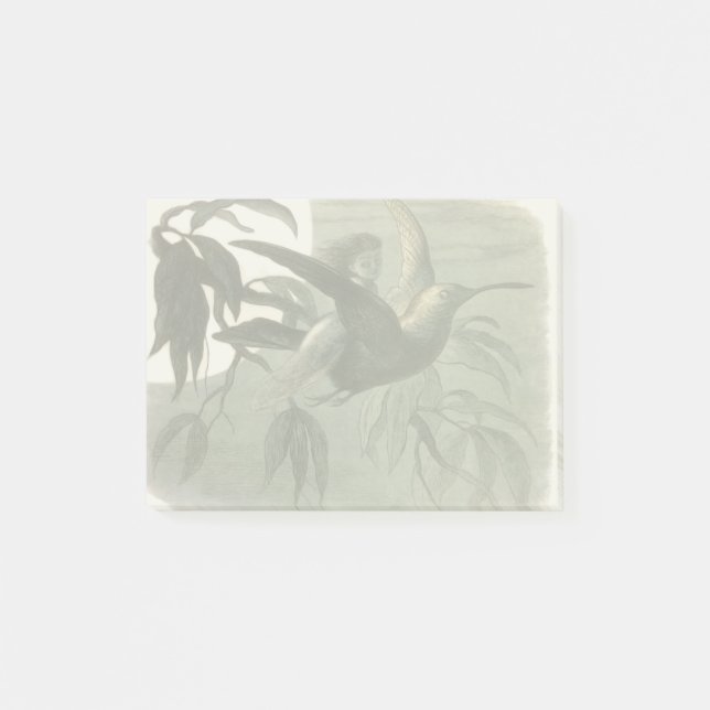 Magic Elf Flying Night Moon Art Post-it Notes (Front)