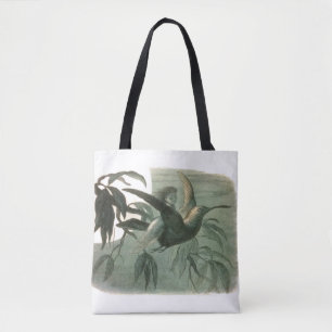 Magic Elf Flying Night Moon Art Tote Bag