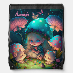 Magic elf moments    drawstring bag