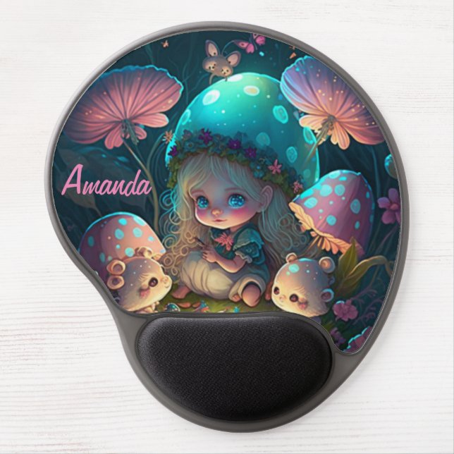 Magic elf moments           gel mouse pad (Front)