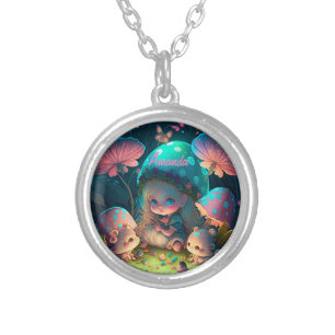 Magic elf moments silver plated necklace