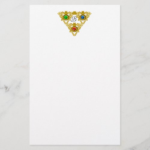 MAGIC ELFIC TALISMAN GOLD TRIANGLE  White Stationery