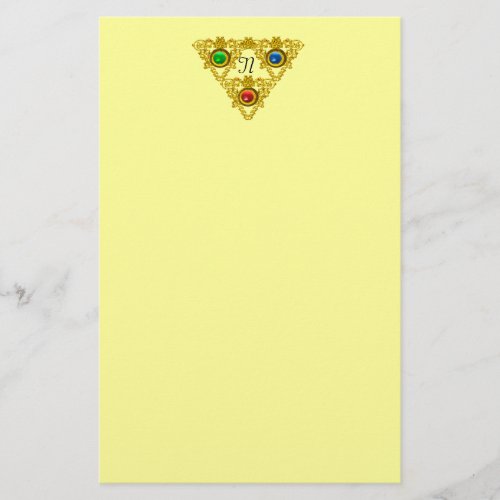 MAGIC ELFIC TALISMAN GOLD TRIANGLE  Yellow Stationery