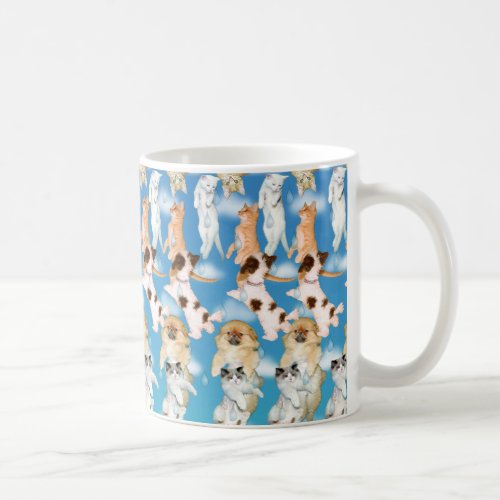 Magic Eye 3D Its Raining Cats and Dogs Mug