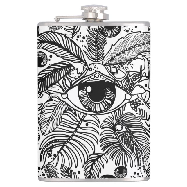 Magic eye. Symbol of Omniscience & Supreme Being  Flask (Front)