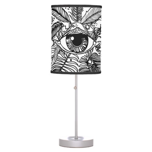 Magic eye Symbol of Omniscience  Supreme Being  Table Lamp