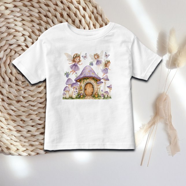 Magic Fairies Purple Garden Toddler T-shirt (Creator Uploaded)