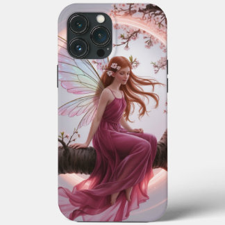 Magic Fairy Among Cherry Flowers - Illustration d iPhone 13 Pro Max Case