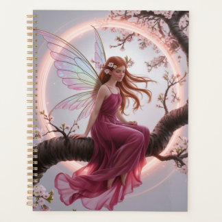 Magic Fairy Among Cherry Flowers - Illustration d Planner