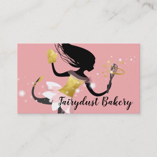 Magic fairy cookie cupcake cakes baking bakery business card