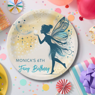 Magic Fairy dust and stars kids birthday Paper Plates