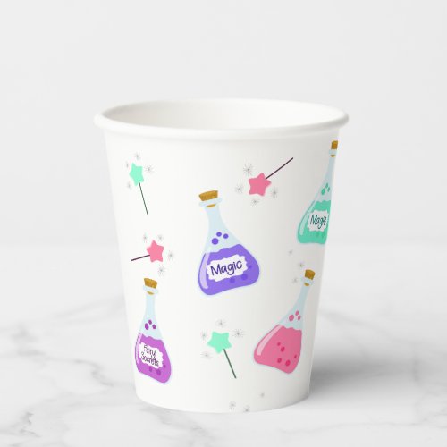 Magic Fairy Party  Girls Birthday Celebration Paper Cups