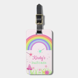 Magic Fairy Rainbow | Personalized Kids / Girls Luggage Tag