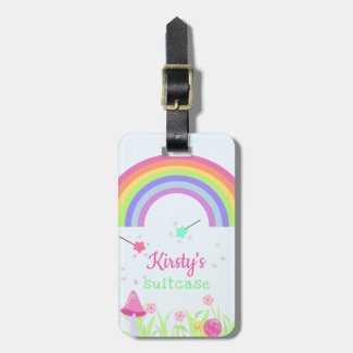 Magic Fairy Rainbow | Personalized Kids / Girl's Luggage Tag