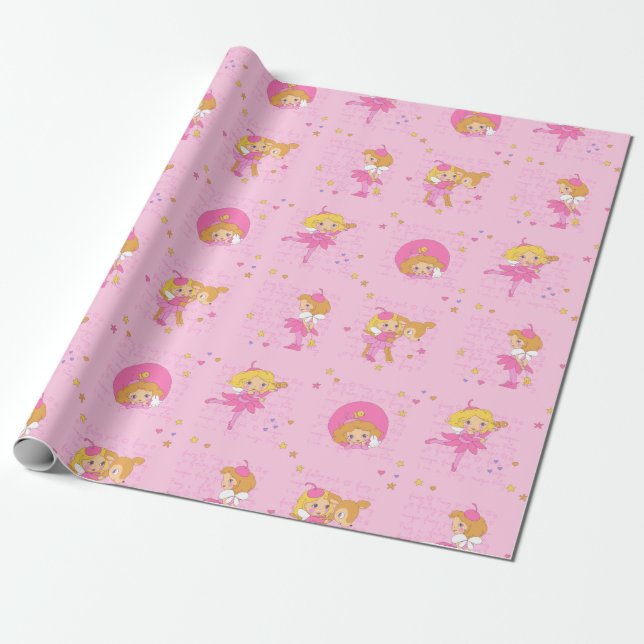 Magic Fairy Wrapping Paper (Unrolled)